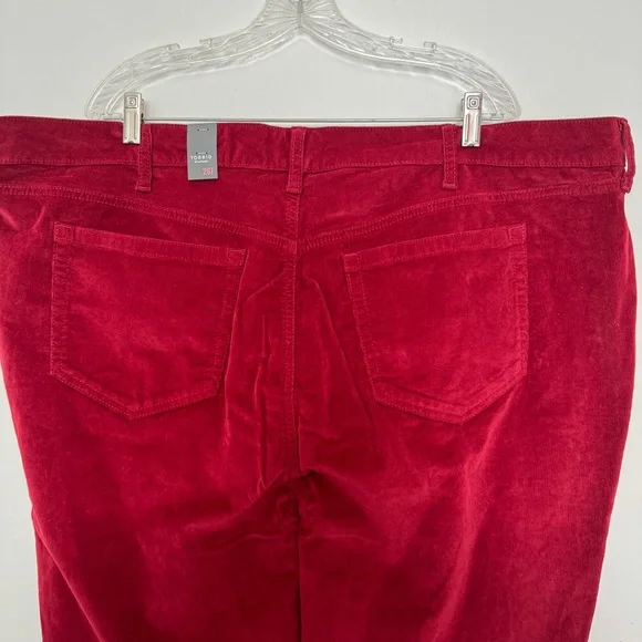 Torrid Red Boot Cut Pants - Picture 8 of 9